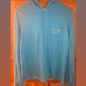 Vineyard Vines teal blue pullover